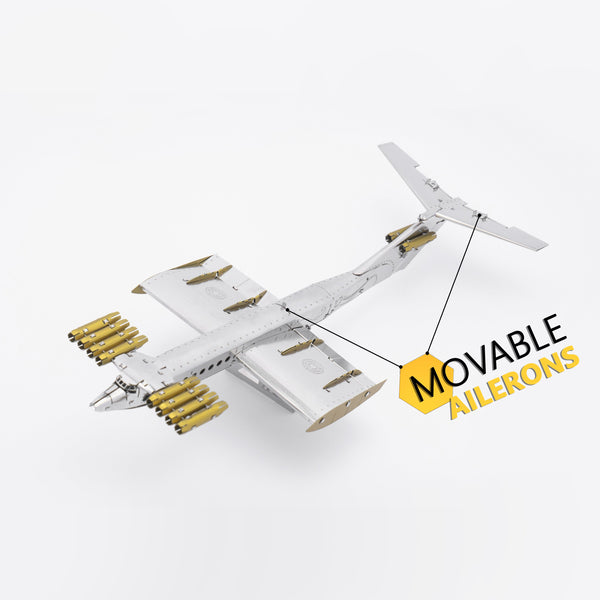 Metal Time Caspian Sea Monster Ekranoplan - Metal Model Kit