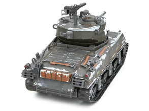 Model Kit United States M4 Sherman Tank (Moderate Difficulty) Steel Model by Metal Earth-3