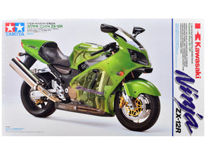 Model Kit Kawasaki Ninja ZX-12R Motorcycle 1/12 Scale Model by Tamiya-0