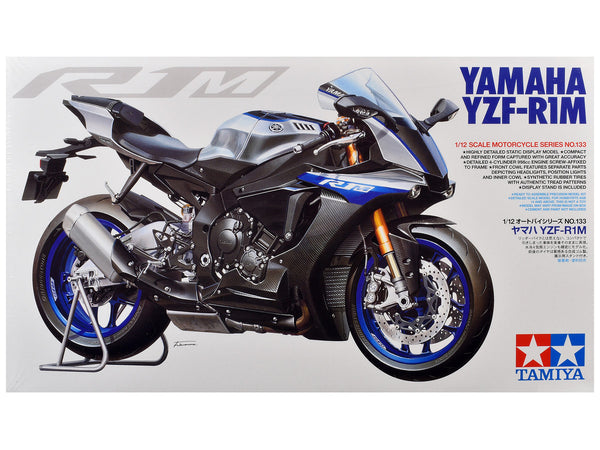 Model Kit Yamaha YZF-R1M Motorcycle 1/12 Scale Model by Tamiya-0