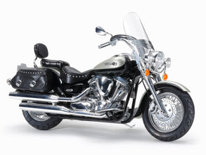 Model Kit Yamaha XV1600 RoadStar Custom Motorcycle 1/12 Scale Model by Tamiya-1