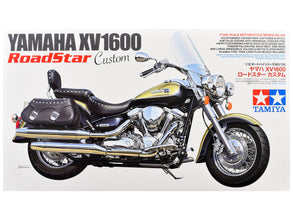 Model Kit Yamaha XV1600 RoadStar Custom Motorcycle 1/12 Scale Model by Tamiya-0