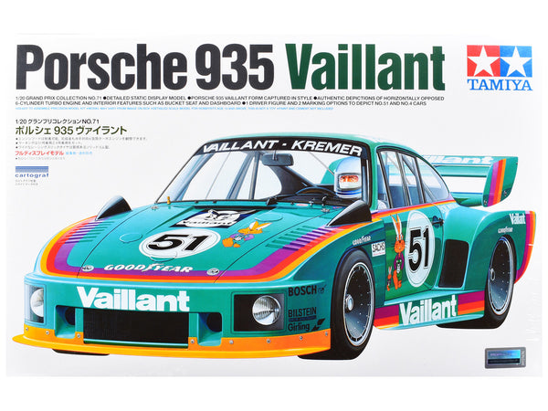 Model Kit Porsche 935 "Vaillant-Kremer" 1/24 Scale Model by Tamiya-0