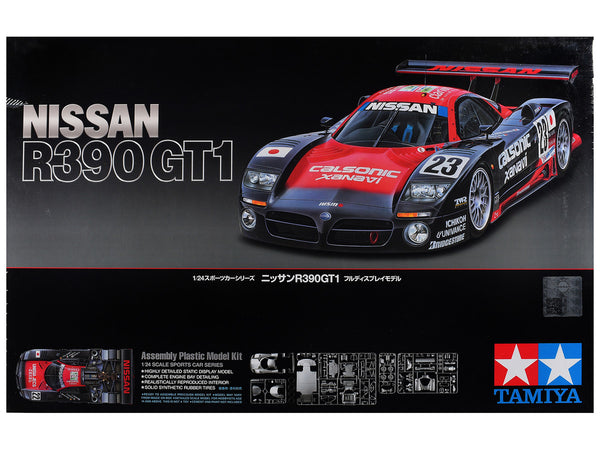 Model Kit Nissan R390 GT1 "24 Hours of Le Mans" (1997) 1/24 Scale Model by Tamiya-0