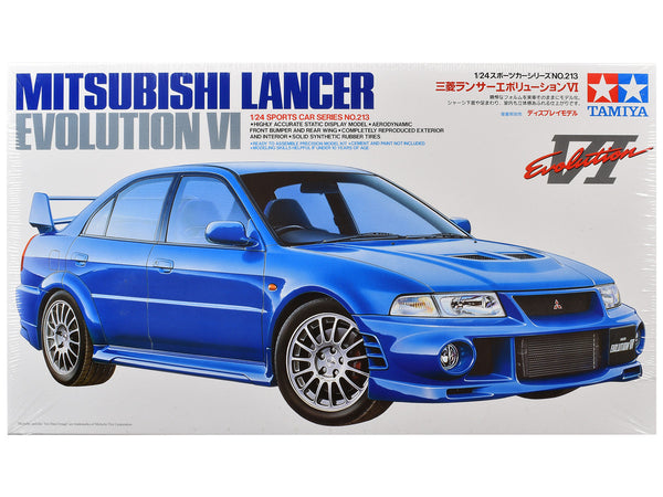 Model Kit Mitsubishi Lancer Evolution VI 1/24 Scale Model by Tamiya-0