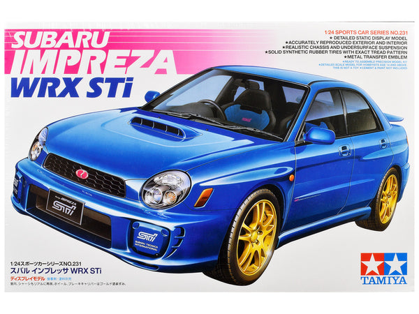 Model Kit Subaru Impreza WRX STi 1/24 Scale Model by Tamiya-0