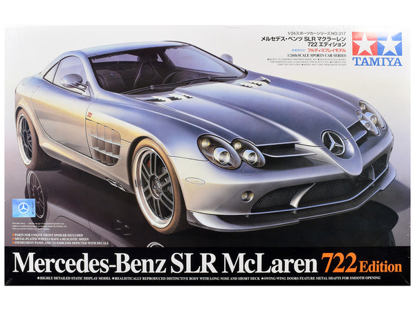 Model Kit Mercedes-Benz SLR McLaren 722 Edition 1/24 Scale Model by Tamiya-0