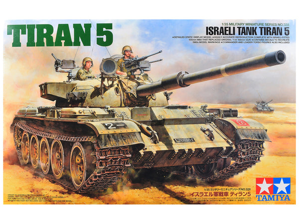 Model Kit Israeli Tiran 5 Tank "Israeli Army" 1/35 Scale Model by Tamiya-0