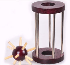 Unbranded Wooden Cage Brain Teaser Puzzle