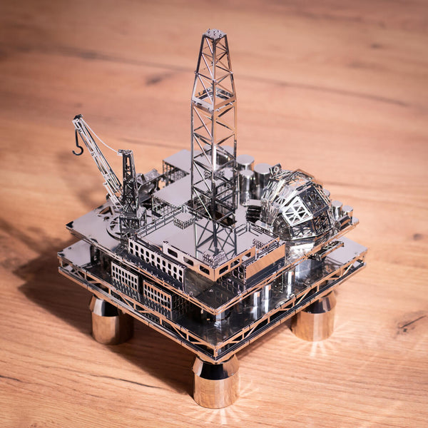 Metal Time Treasure Finder Oil Rig – Metal Model Kit