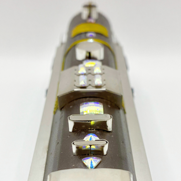 Metal Time Polar Steel Magic Express Train (Color) with Swarovski Crystals – Metal Model Kit