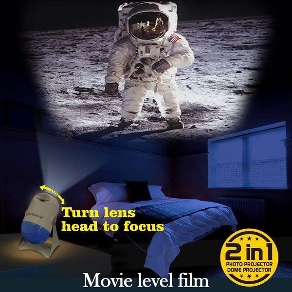 NNEDSZ Planetarium Dome Projector - STEM Toy Space Planet Zodiac Moon Galaxy Night Lights