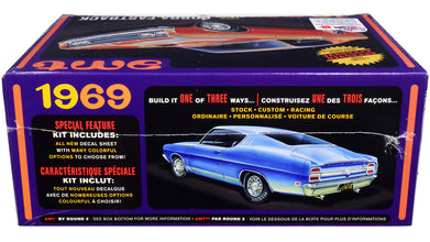 Skill 2 Model Kit 1969 Ford Torino Cobra Fastback 3-in-1 Kit 1/25 Scale Model by AMT-2