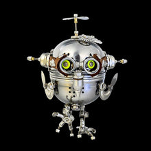 Steampunk Mechanical Owl Egg Metal Model Kit (110 Pieces)