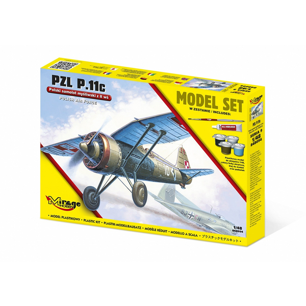 Mirage Hobby P.11C Fighter Aircraft – 1:48 Plastic Model Kit