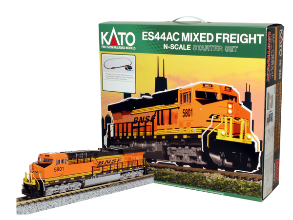 Kato N ES44AC Gevo BNSF starter set 106-0024