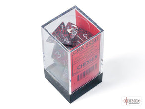 Chessex - Speckled Polyhedral 7 Dice Set - Silver Volcano