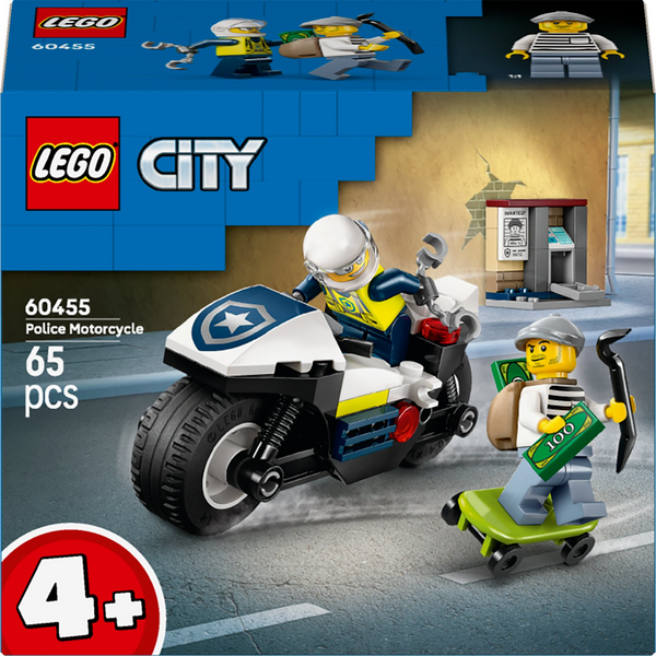 LEGO City Police Motorcycle Chase 60455