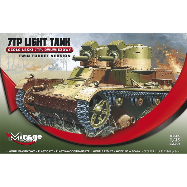 Mirage Hobby 7TP Tank – 1:35 Plastic Model Kit