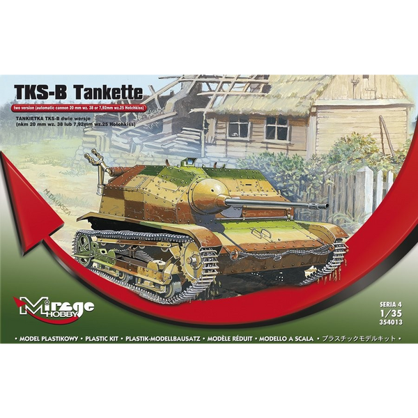 Mirage Hobby TKS-B Tankette – 1:35 Plastic Model Kit