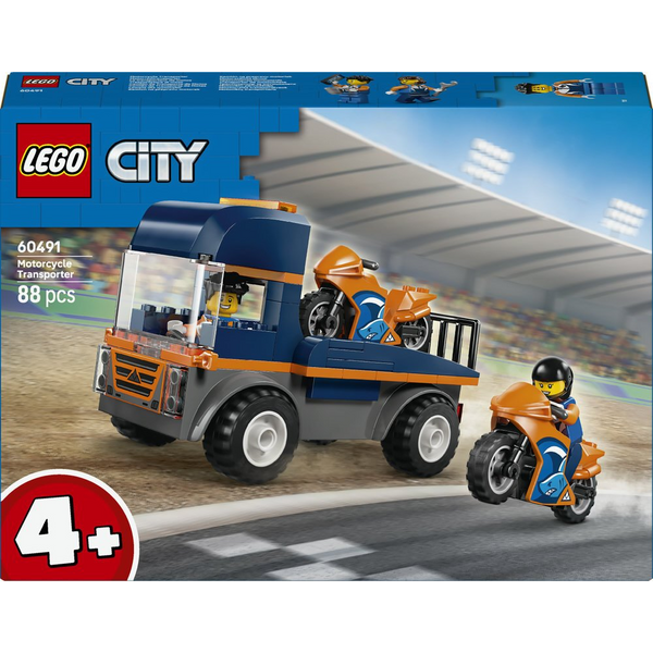 LEGO City Motorcycle Transporter 60491