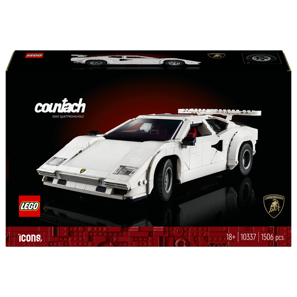 LEGO Icons Lamborghini Countach 5000 Quattrovalvole 10337