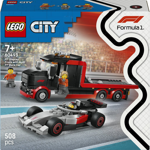 LEGO City F1 Truck with Audi Race Car 60493