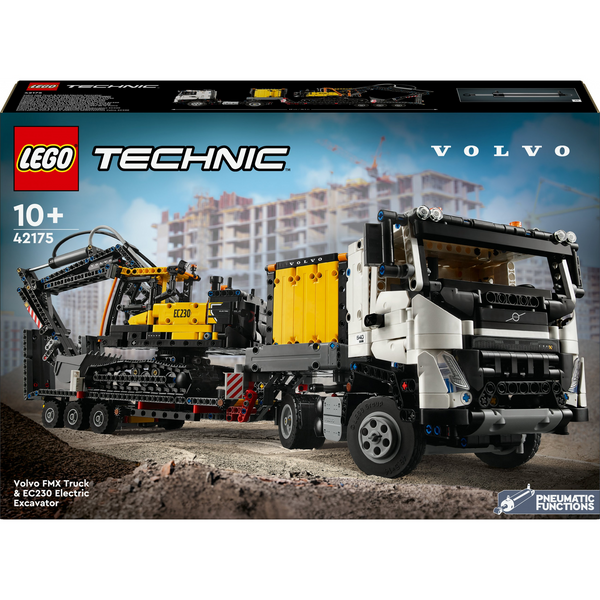LEGO Technic Volvo FMX Truck and EC230 Electric Excavator 42175
