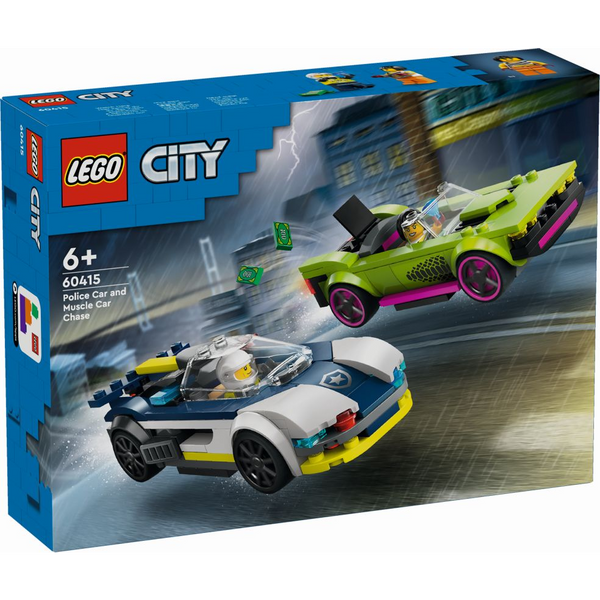 LEGO City Police Car and Sports Car Chase