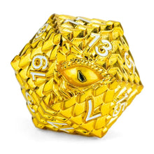 Fanroll - D&D Dragon Scale Metal Dice Set - Gold