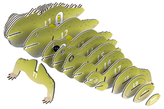 EUGY Tuatara 3D Puzzle