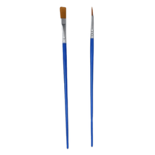 Loaded Dice Essentials - 2pcs Flat & Thin Paintbrush Set