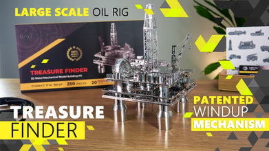 Metal Time Treasure Finder Oil Rig – Metal Model Kit
