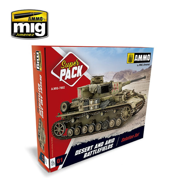 AMMO by Mig Jimenez Desert & Arid Battlefields Super Pack