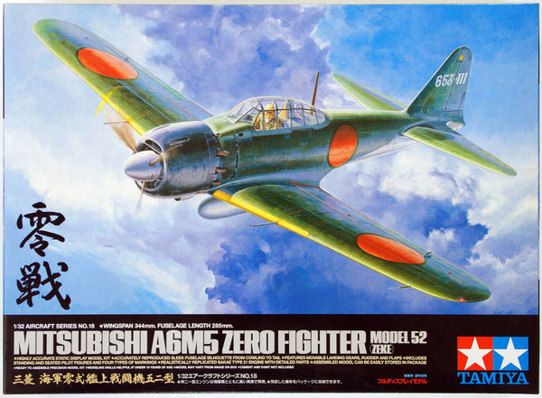 Tamiya 1/32 Mitsubishi A6M5 Zero Fighter kit 60318