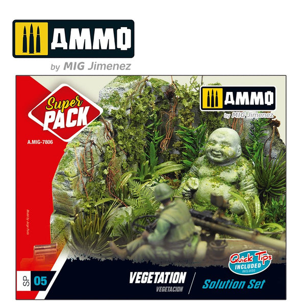 AMMO by Mig Jimenez Vegetation Super Pack Solution Set